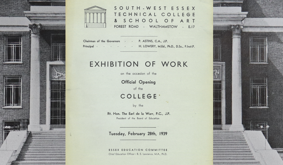 exhibition of work