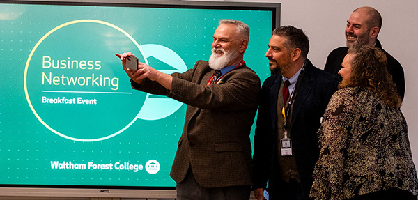 Business breakfast event at Waltham Forest College