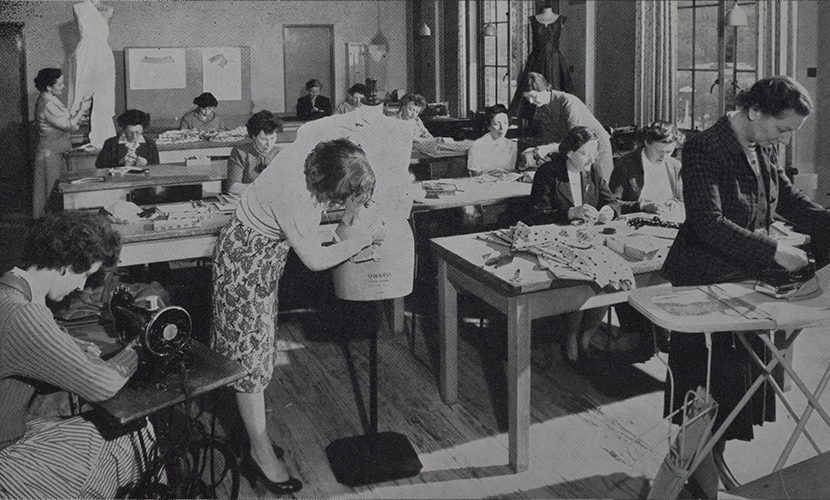 advanced dress making 1958